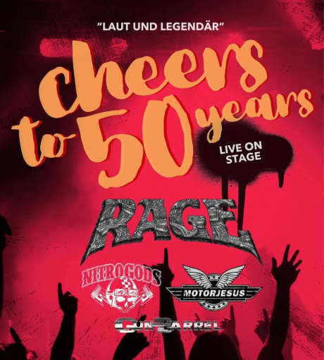 CHEERS TO 50 YEARS - JUZ LIVE CLUB ANDERNACH  | www.metaltix.com