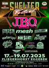 SHELTER FESTIVAL - 3-Tage-Ticket • 17.07. - 19.07.2025 • Eggebek